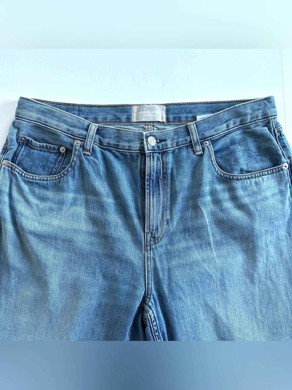 Everlane The Summer Jean in Vintage Light Blue | 32 | GUC - Picture 4 of 15